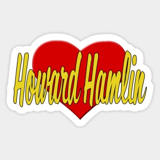 Heart Howard Hamlin Sticker